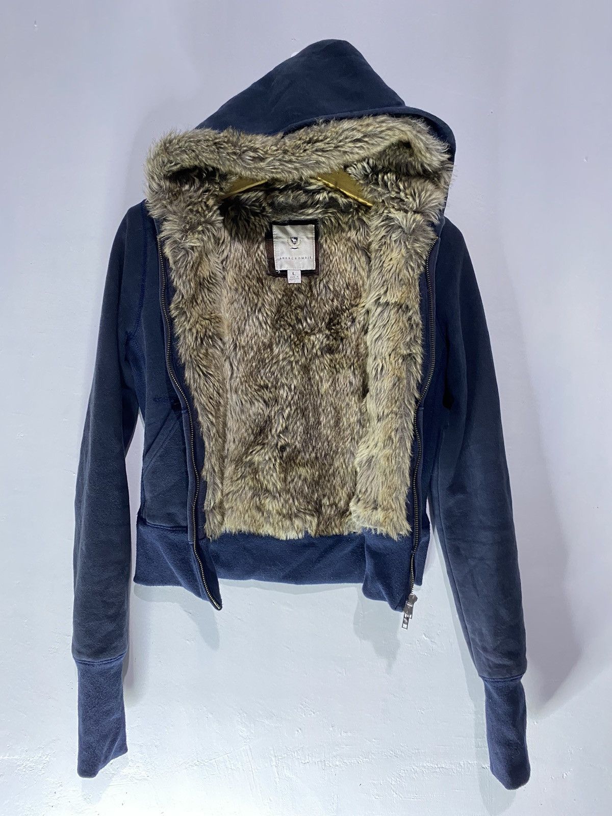 If Six Was Nine × Japanese Brand × Le Grande Bleu (L.G.B.) Vintage ebercrombie faux fur hoodie Size US S / EU 44-46 / 1 - 2 Thumbnail