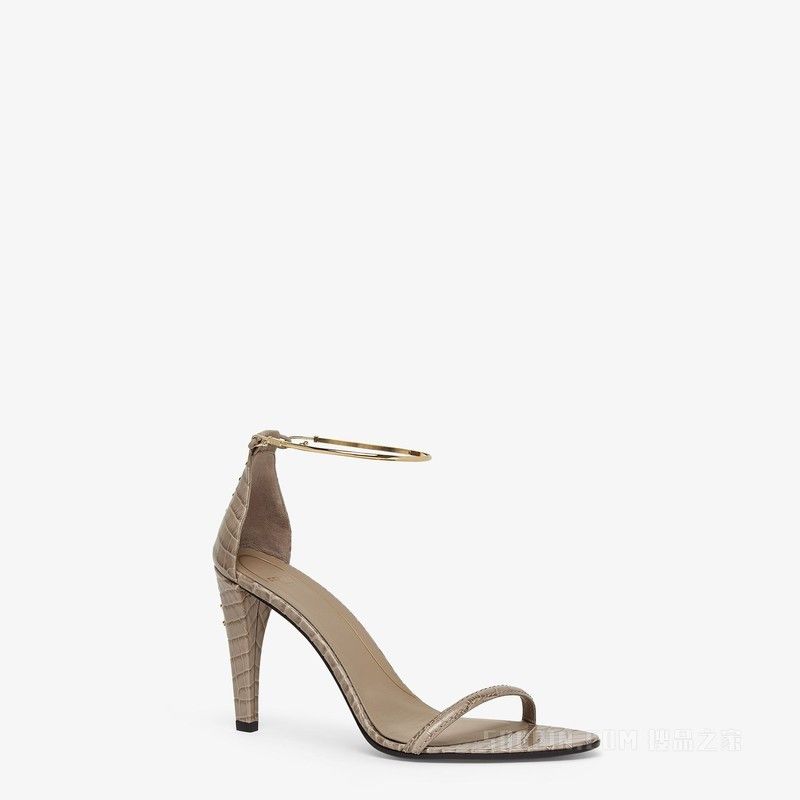 Fendi o1s1wg110425 Sandals in Grey Size US 9 / IT 39 - 2 Thumbnail