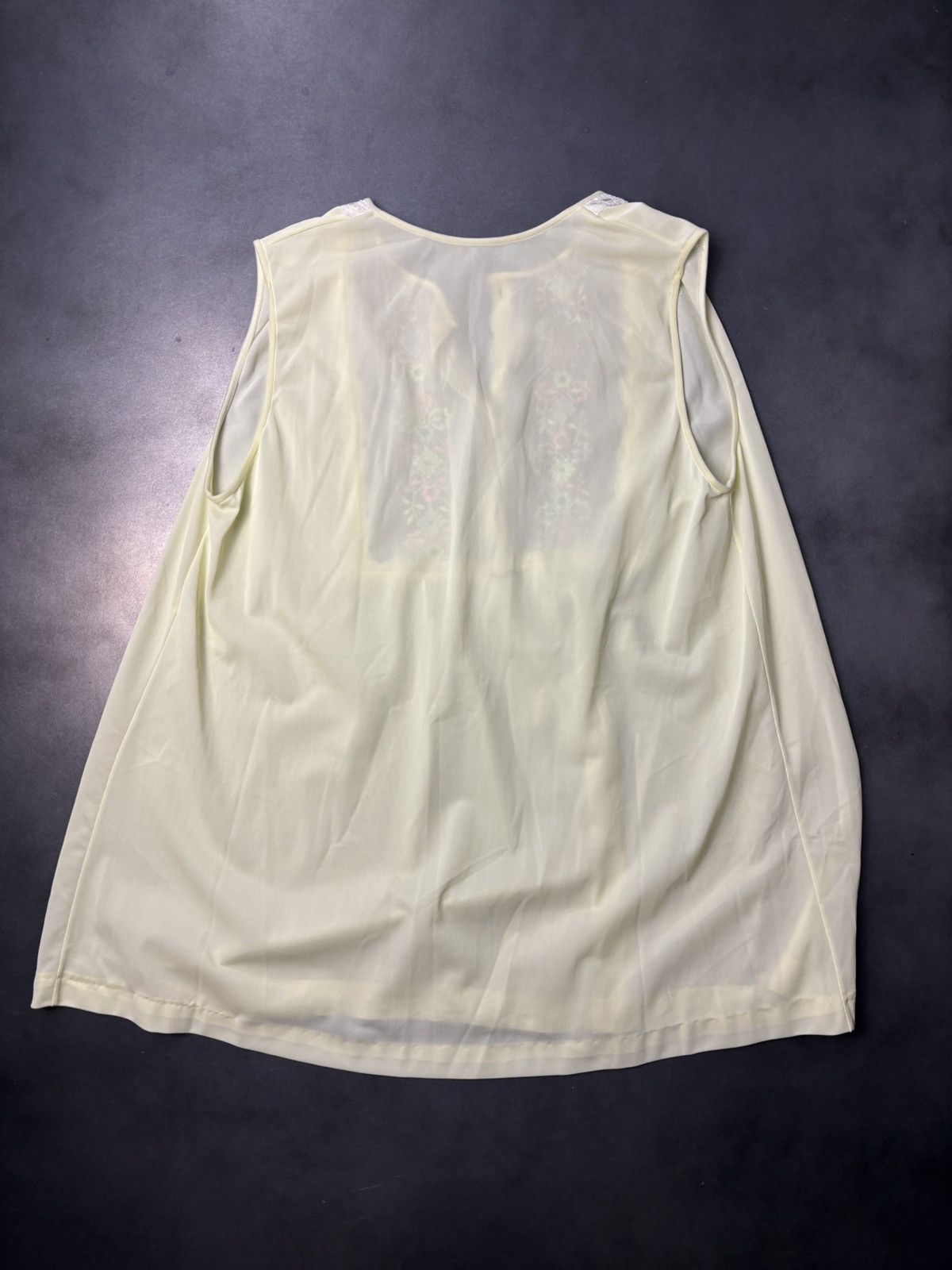 Vintage 1970s Vintage Gilead Slip Dress Chiffon Camisole Chemise 70s Size M / US 6-8 / IT 42-44 - 7 Thumbnail