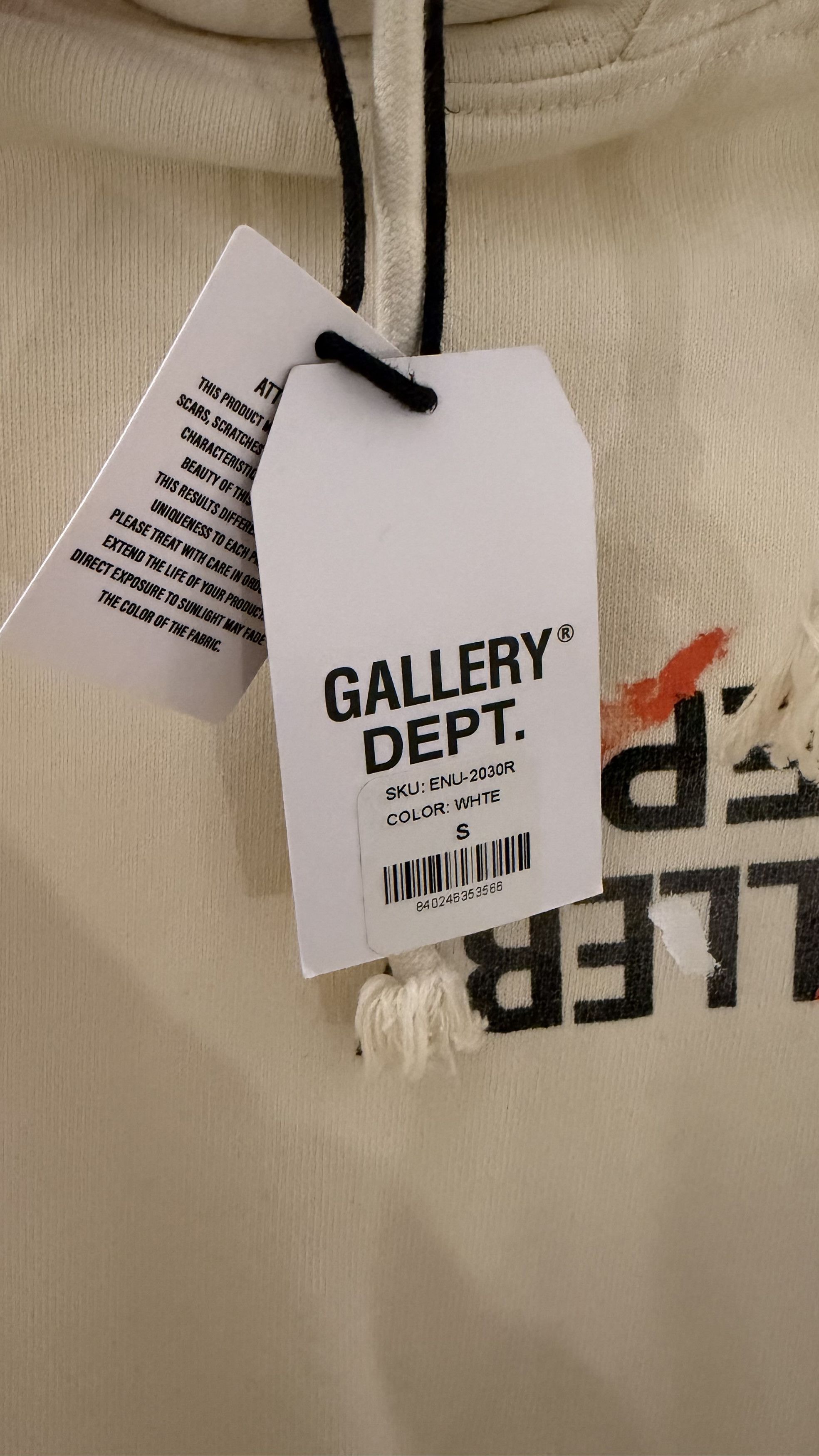 Gallery Dept. G-PATCH FUCKED UP LOGO HOODIE Size US S / EU 44-46 / 1 - 9 Thumbnail