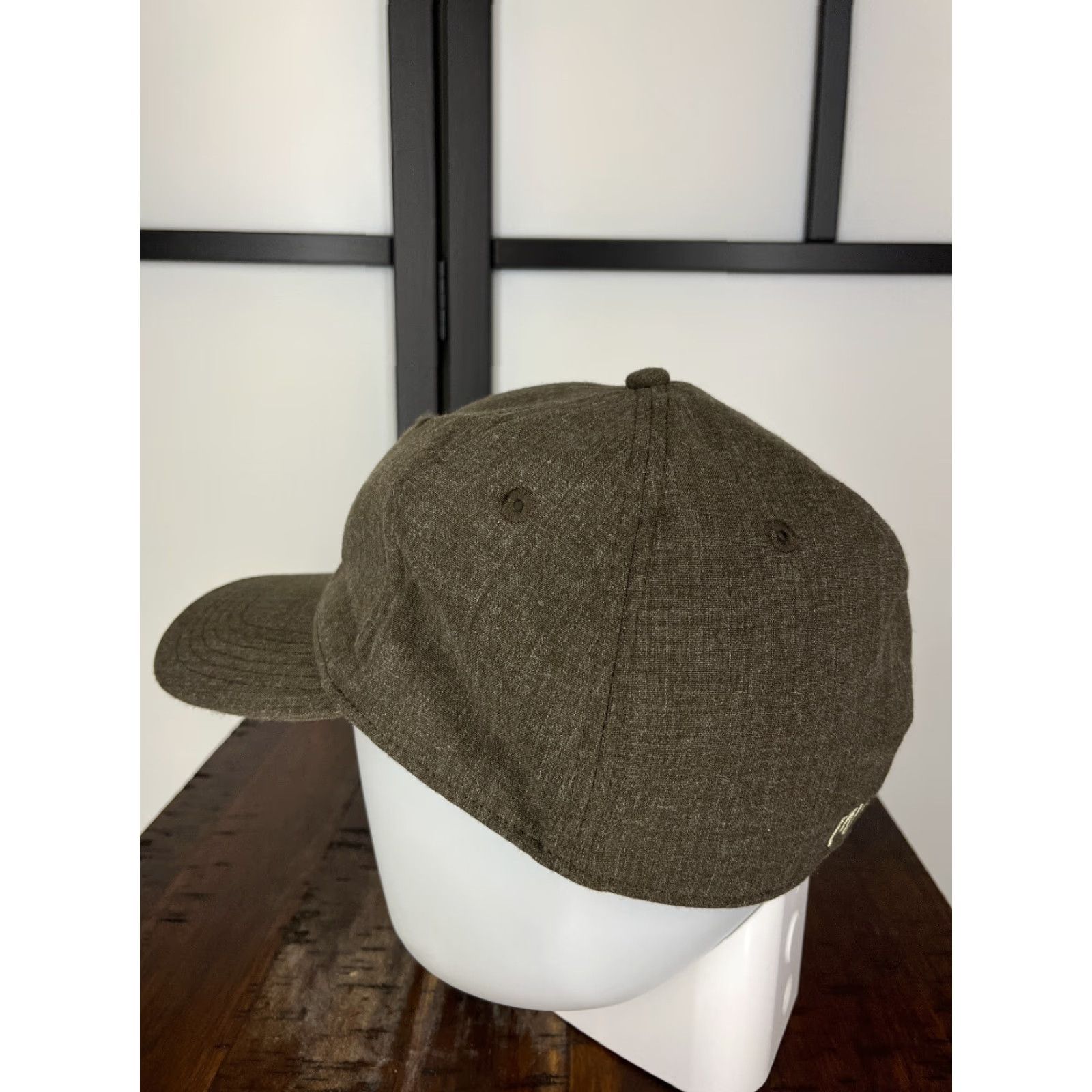 Puma PUMA Hat Cap Fitted Adult One Size Gray Brown Polyester Viscose Blend Stretch Hat/Cap Mens Golf Hat Gray PUMA Logo 90s Outdoor Sports Size ONE SIZE - 5 Thumbnail
