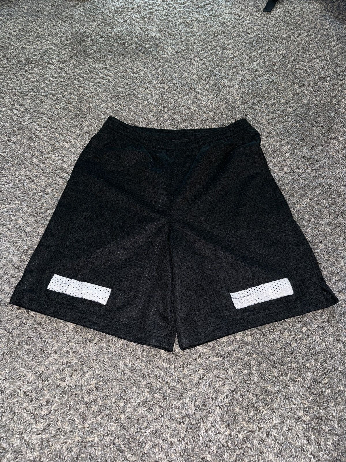 Image of Off White Off-White “Seeing Things” Shorts in Black, Men's (Size 30)