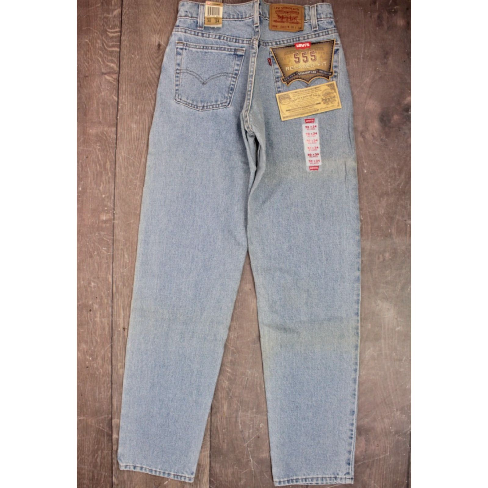 Levi's VINTAGE Levi's 555 Jeans Shirt Size US 30 / EU 46 - 3 Thumbnail