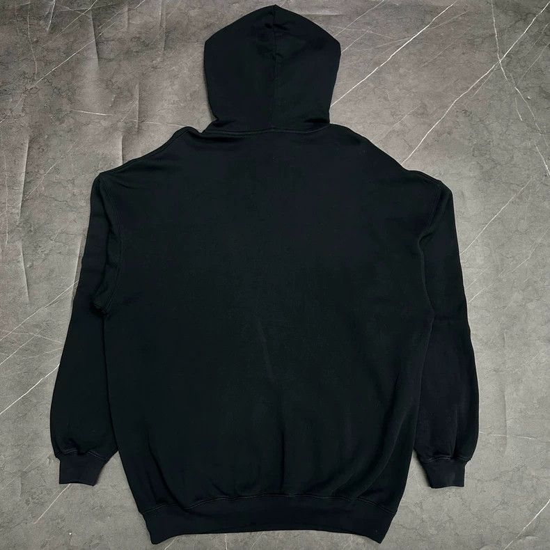 Balenciaga Balenciaga Black and white LOgo hooded sweatshirt Size US M / EU 48-50 / 2 - 2 Thumbnail