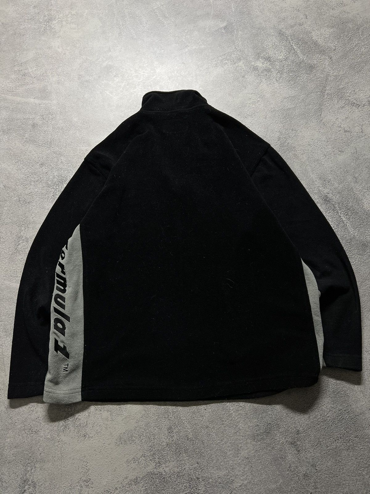 Vintage Vintage Y2k Formula 1 🖤 Fleece 1/4 Zip Sweatshirt Jacket 00s Size US XL / EU 56 / 4 - 10 Thumbnail
