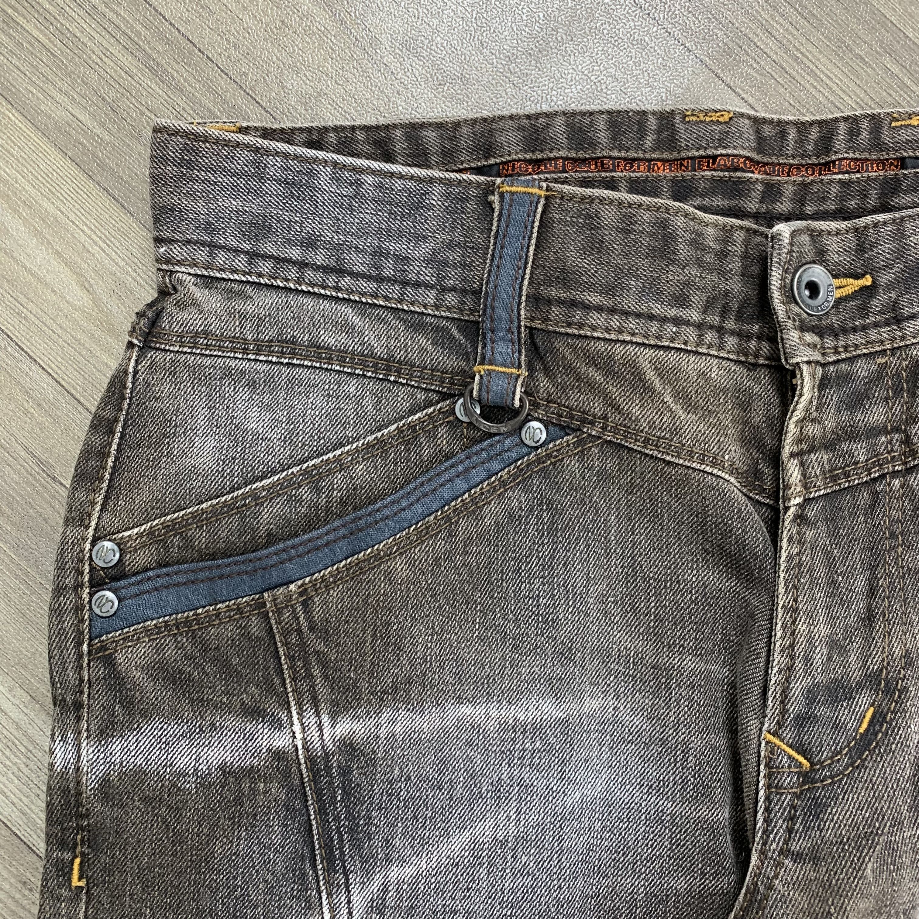 If Six Was Nine × Japanese Brand × Le Grande Bleu (L.G.B.) 2000’s Nicole CFM Clawmark Denim Pants Size US 32 / EU 48 - 5 Thumbnail