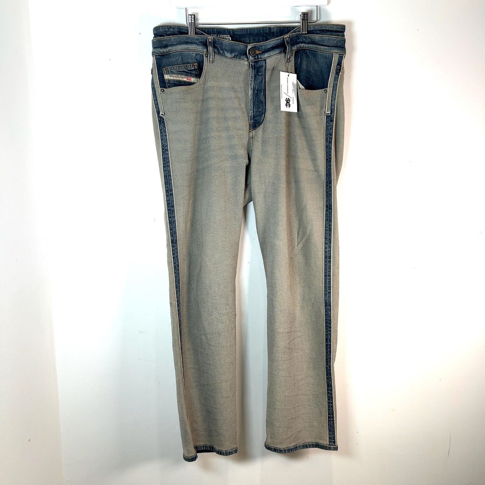 Diesel Diesel Inside-Out Double-Waisted Denim Jeans Size US 36 / EU 52 - 1 Thumbnail
