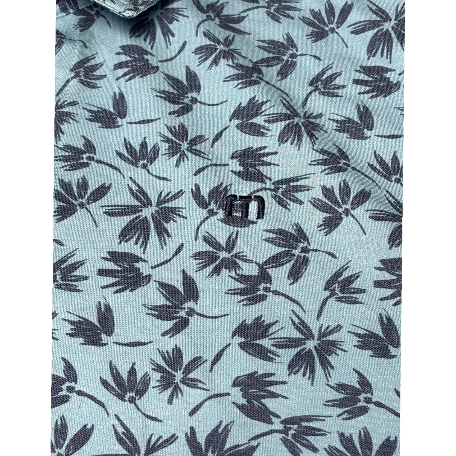 TravisMathew TravisMathew Polo Shirt Blue Floral Palm Leaf 2XL Short Sleeve Golf Shirt Mens Punchy Polo Shirt Outfits Size US XXL / EU 58 / 5 - 2 Thumbnail