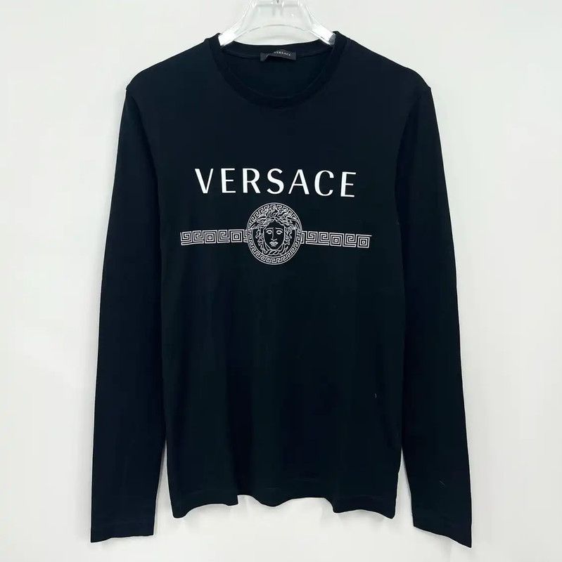 Versace Versace Black Long Sleeve Women's Sweatshirt 0089 Size XS / US 0-2 / IT 36-38 - 1 Thumbnail