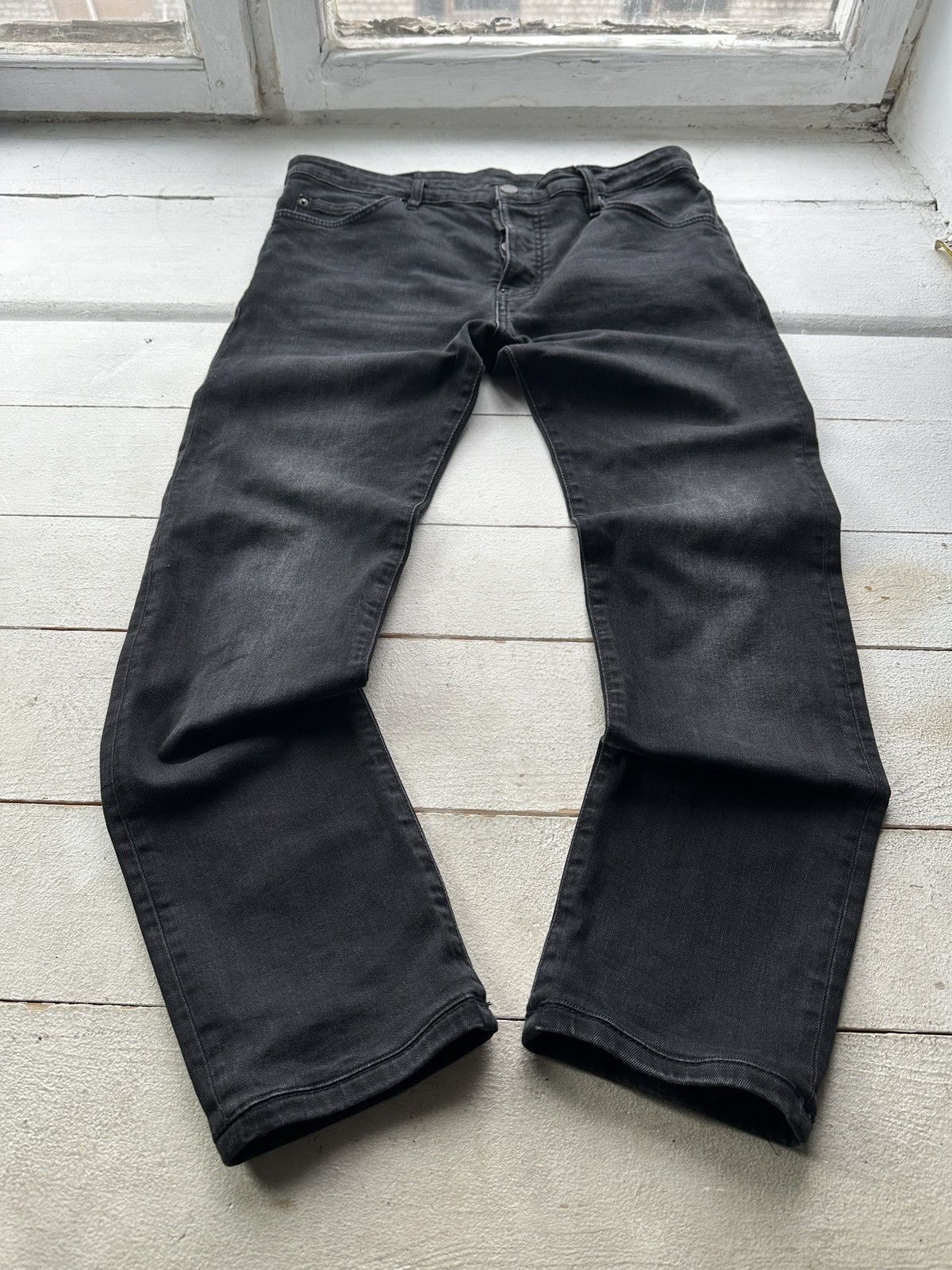 🚨PUNK DSQUARED2 OPIUM SKINNY 96 BLUE MENS JEANS Y2k BIKER