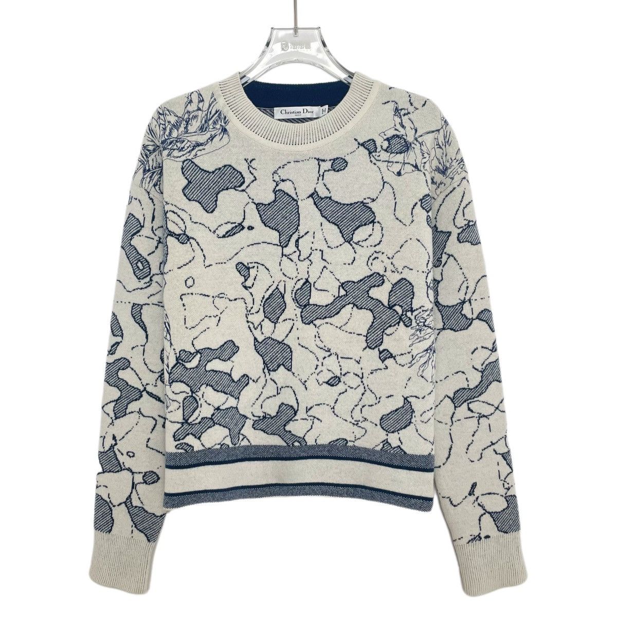 Dior Dior Map Pentagram Wool Cashmere Pullover Knit Sweater K26WX Size XXS / US 00 / IT 34 - 2 Thumbnail