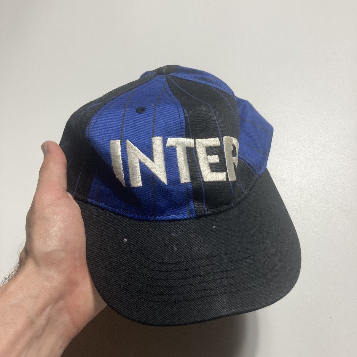 Vintage vintage inter milan italy serie a soccer football hat Size ONE SIZE - 1 Thumbnail