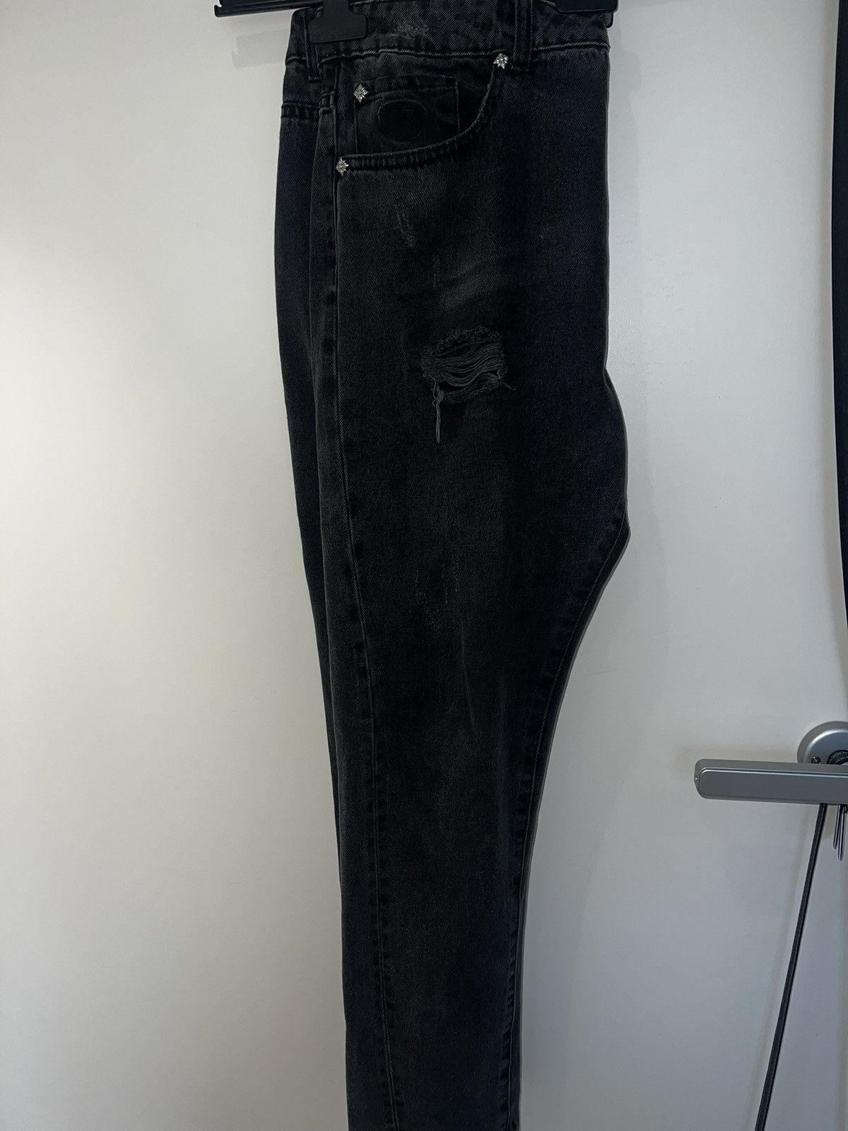 John Richmond John Richmond “It’s Only Rock N Roll” BlackDistressedJeans34 Size US 34 / EU 50 - 12 Thumbnail