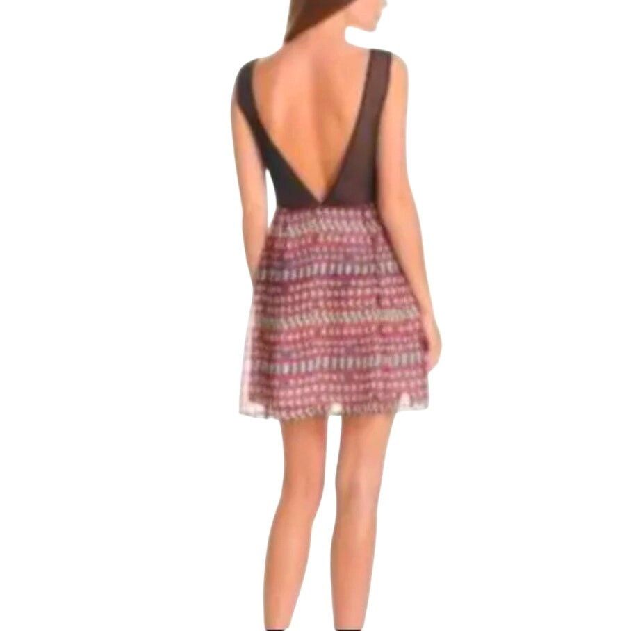 Mara Hoffman Mara Hoffman Red Blue Combo Stripe Mini Dress 0 Size XS / US 0-2 / IT 36-38 - 3 Thumbnail