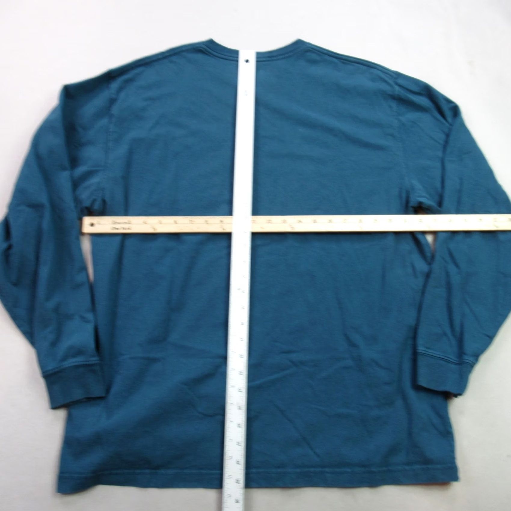Carhartt Carhartt Shirt Large Blue Long Sleeve Crew Neck Lightweight Casual Mens Size US L / EU 52-54 / 3 - 6 Thumbnail