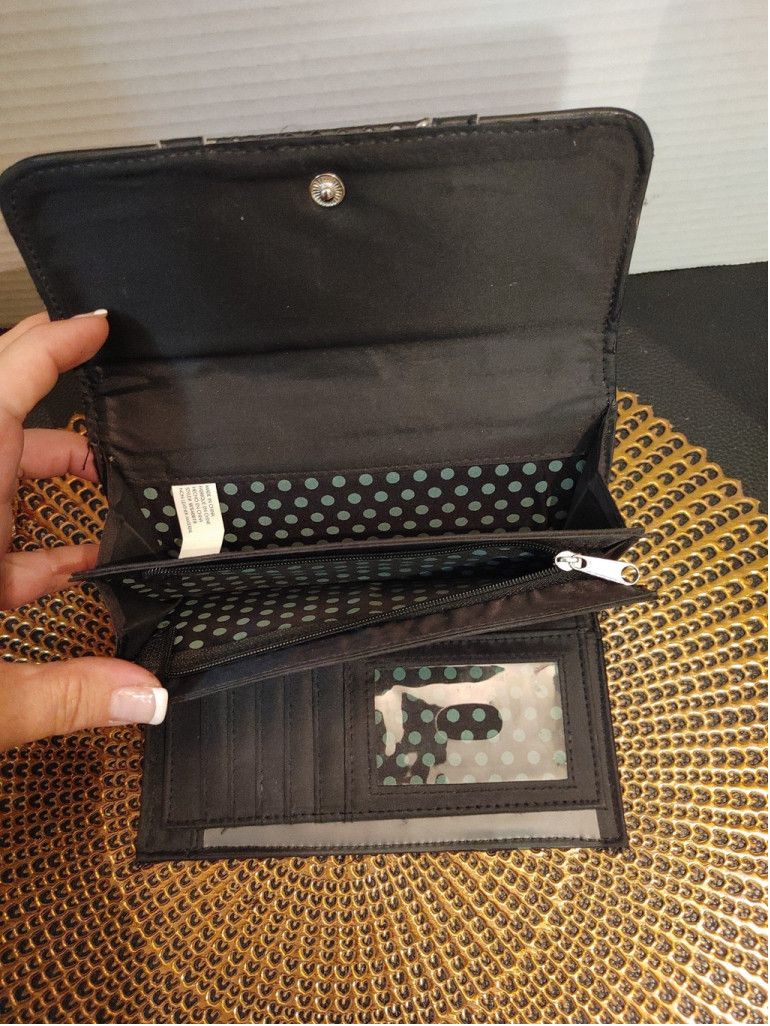 Other Sparkling Studded Tri Fold Wallet Size ONE SIZE - 6 Thumbnail