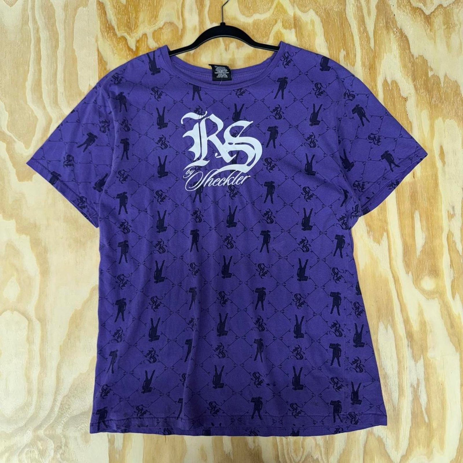 Vintage XL-Vintage y2k ryan sheckler aop monogram 2000s skate tshirt Size US XL / EU 56 / 4 - 1 Thumbnail