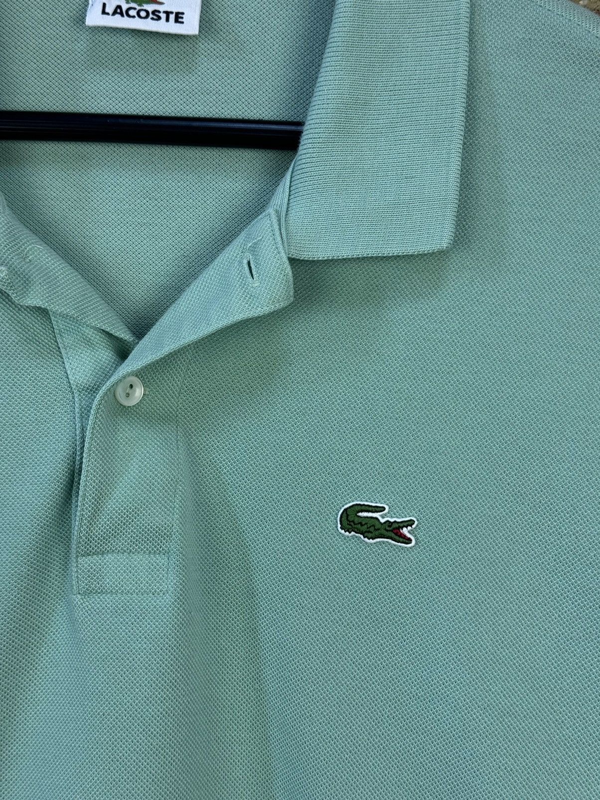 Lacoste LACOSTE Mint Color Short Sleeve Polo Shirt Size US XL / EU 56 / 4 - 4 Thumbnail