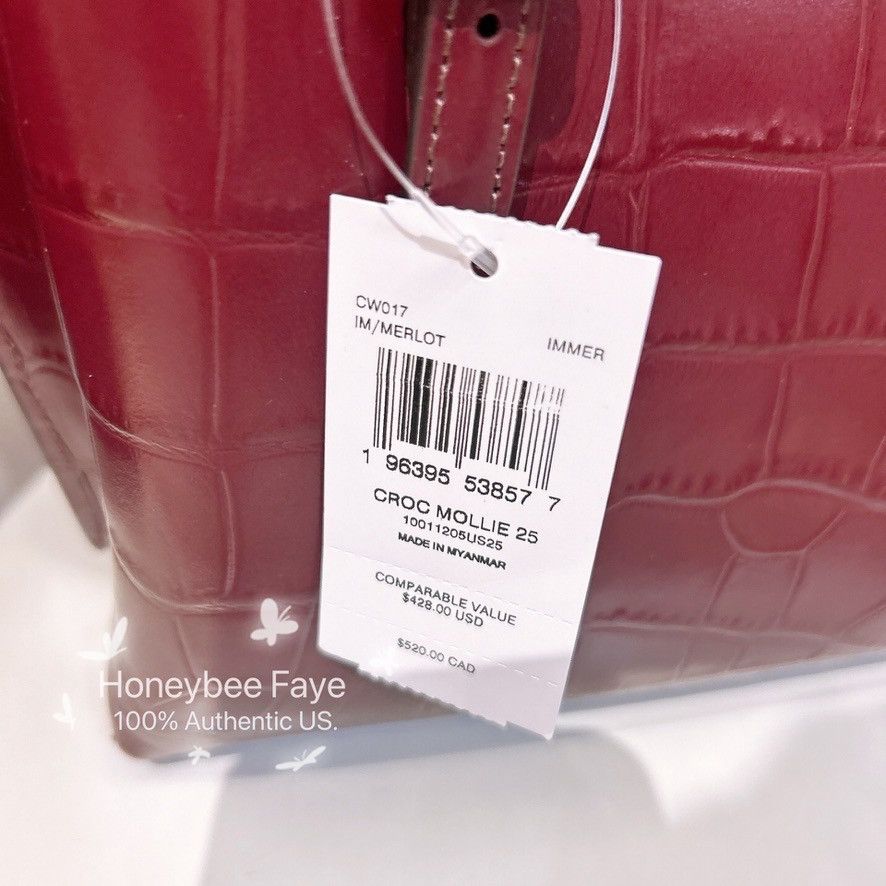 Coach NWT Coach Mollie Tote Bag 25 CW017 Size ONE SIZE - 3 Thumbnail