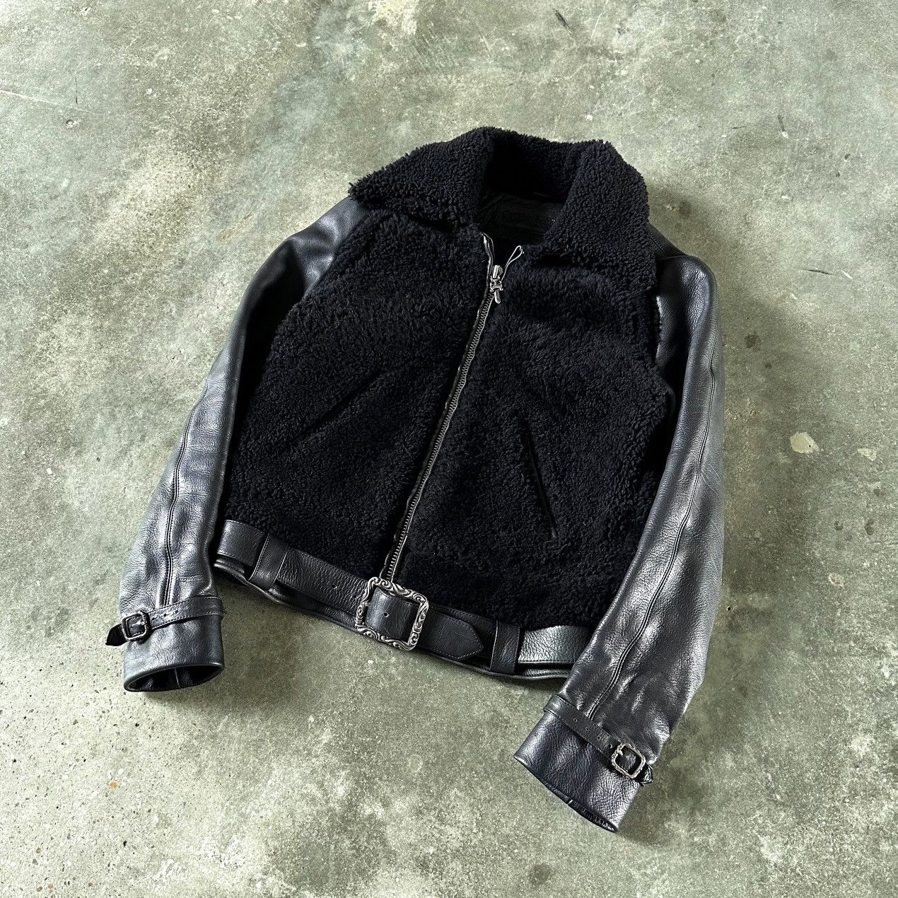 Chrome Hearts Chrome Hearts Special Order 1/1 BOA Leather Bomber Jacket Size US S / EU 44-46 / 1 - 1 Thumbnail