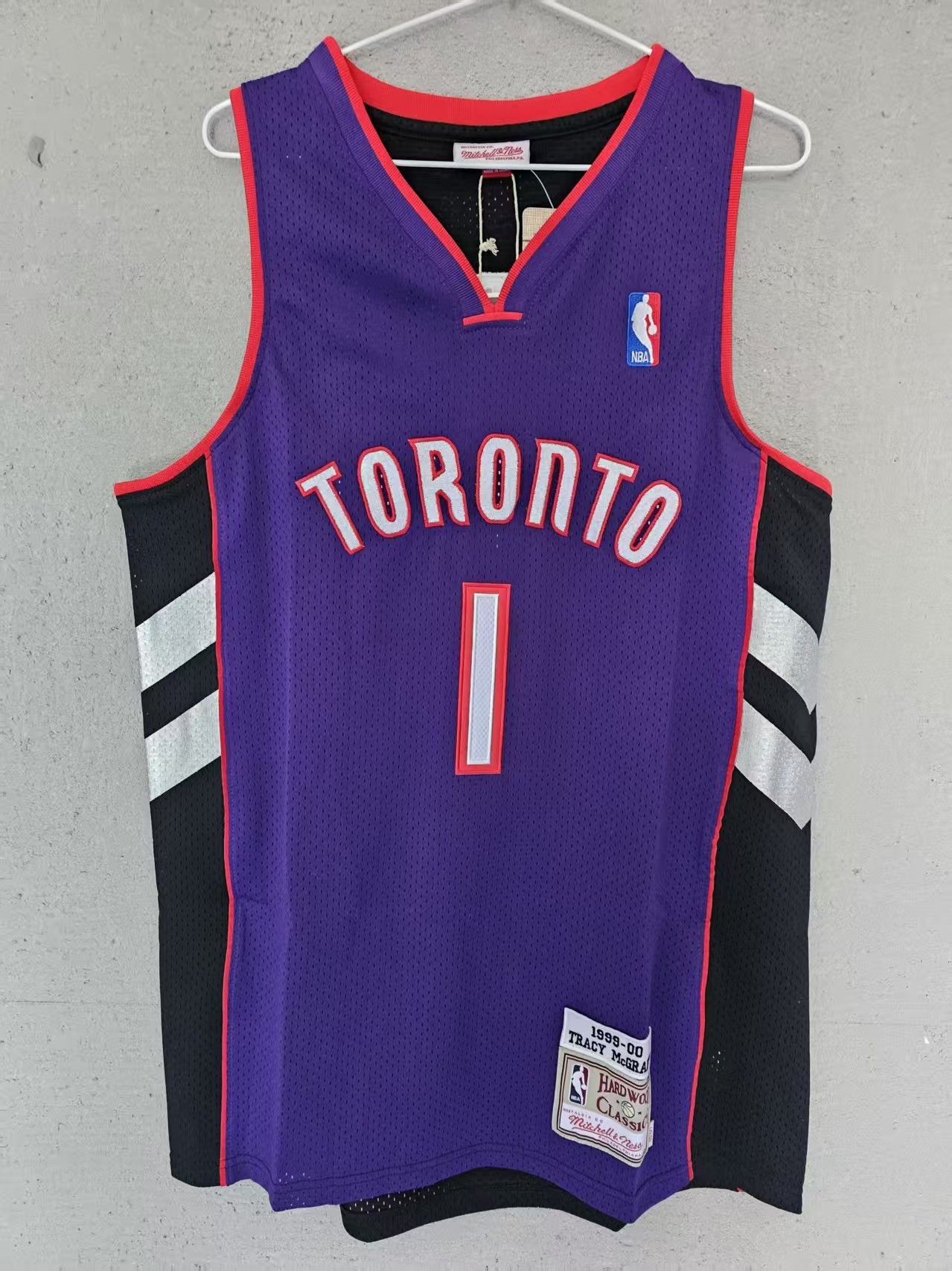 NBA Tracy McGrady Jersey Toronto Raptors 1 Double Stitched Size US XXL / EU 58 / 5 - 2 Thumbnail
