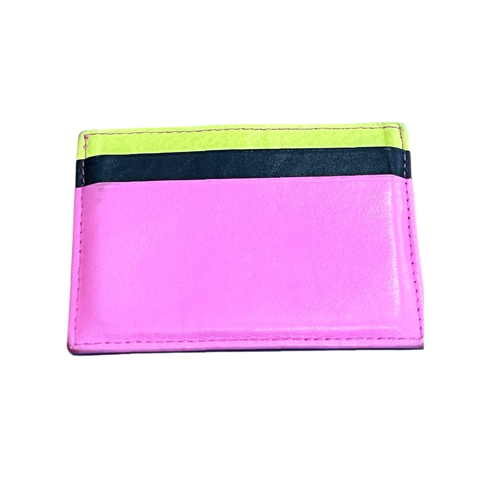 Vintage ili New York Card Holder Credit Wallet RFID Blocking Leather Pink XS Women Size ONE SIZE - 2 Thumbnail