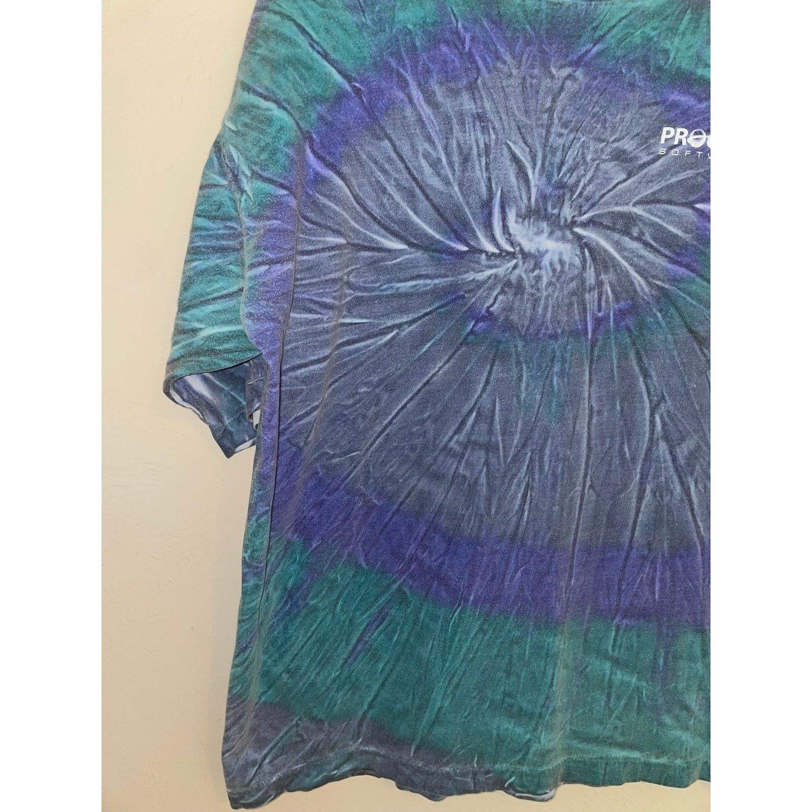 Vintage Vintage Process Software Blue Tie Dye Computer L Tee 90s Size US L / EU 52-54 / 3 - 4 Thumbnail