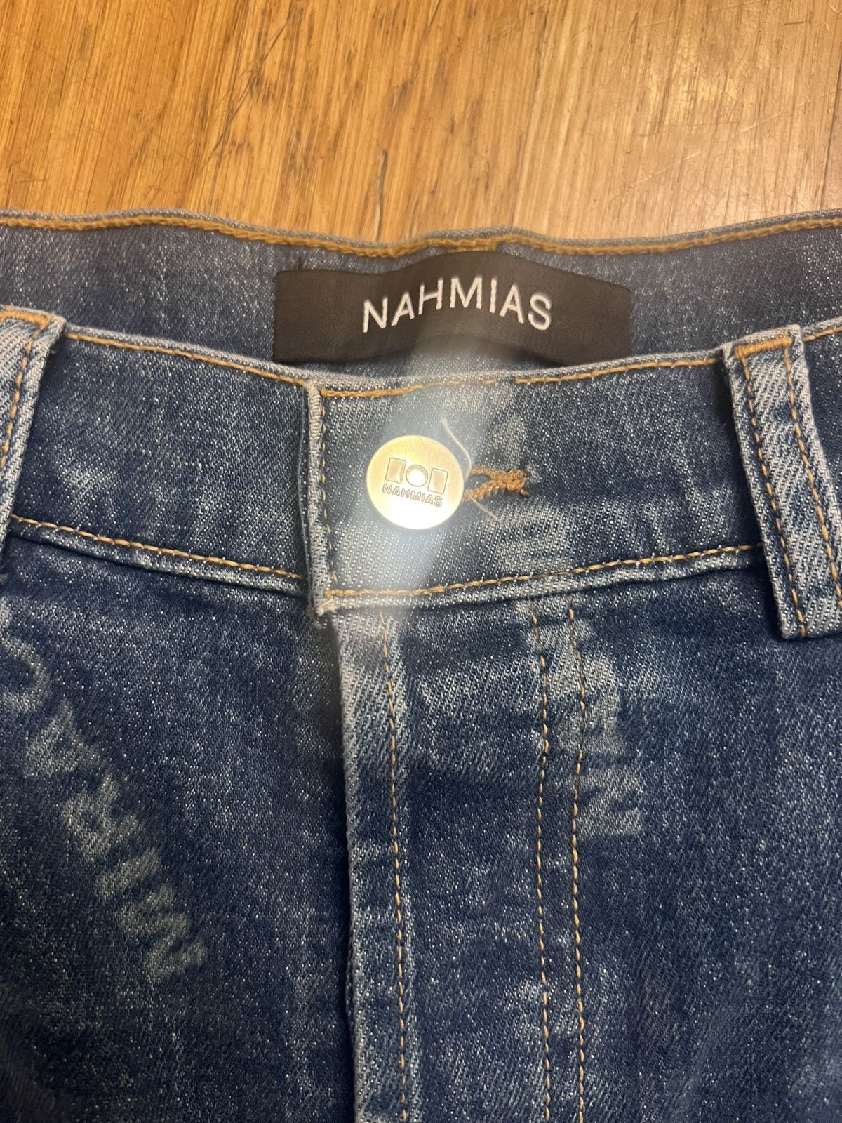 Nahmias Nahmias miracle denim jeans 32x32 Size US 32 / EU 48 - 2 Thumbnail
