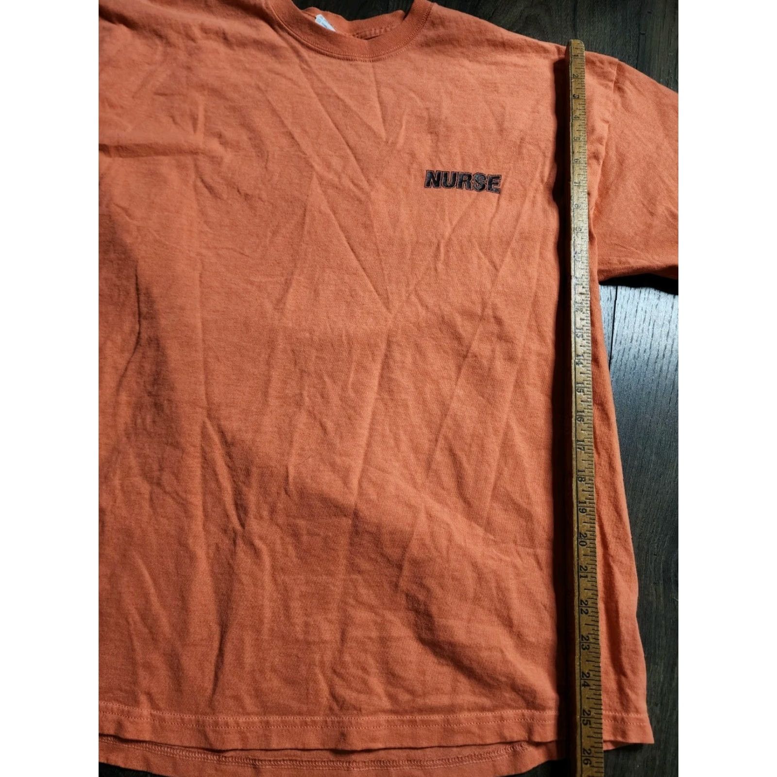 Soffe Soffe T-Shirt Mens XL Nurse My Job Is To Help Your ASS Funny Shirt Orange 2010s Patriotic Graphic Tee Short Sleeve Crew Neck Preshrunk Cotton Size US XL / EU 56 / 4 - 3 Thumbnail