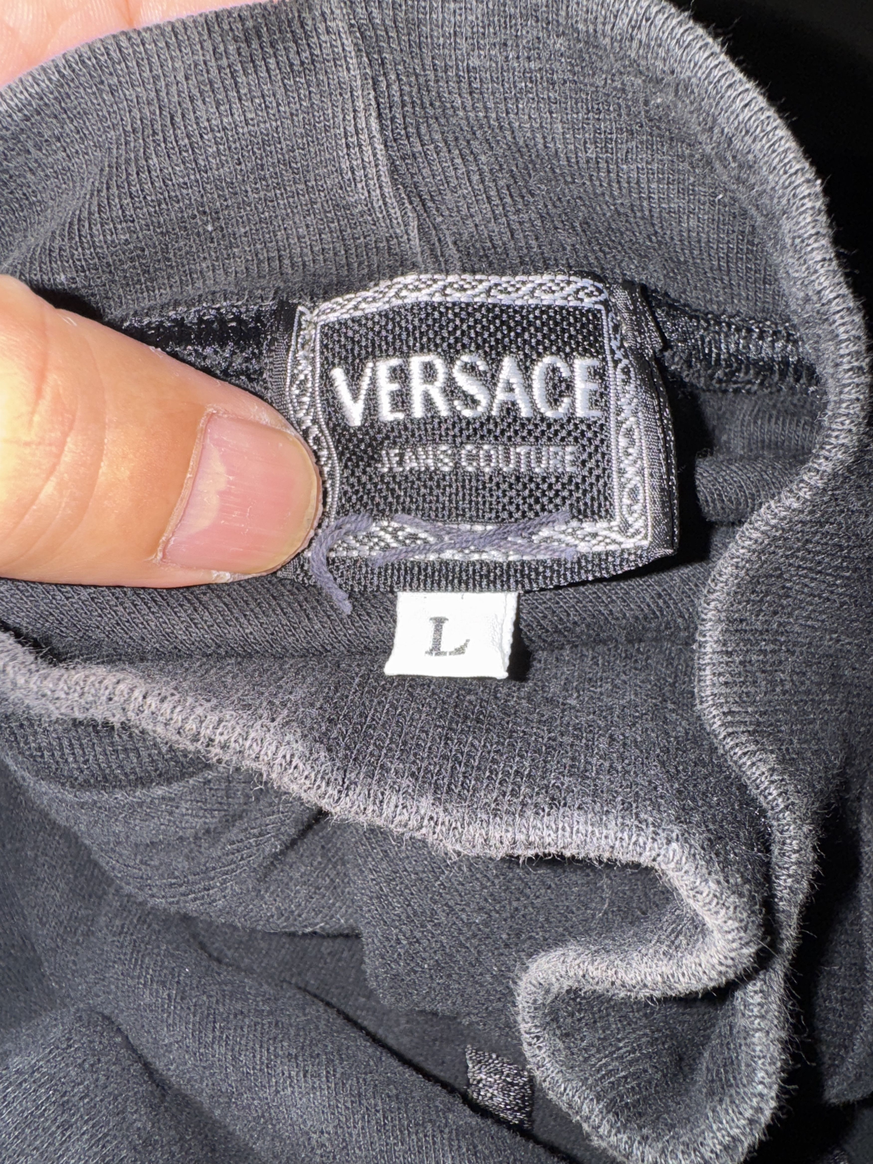 Versace Versace Jeans Couture Spellout Sweatshirt Vintage Shirt Size US L / EU 52-54 / 3 - 6 Thumbnail