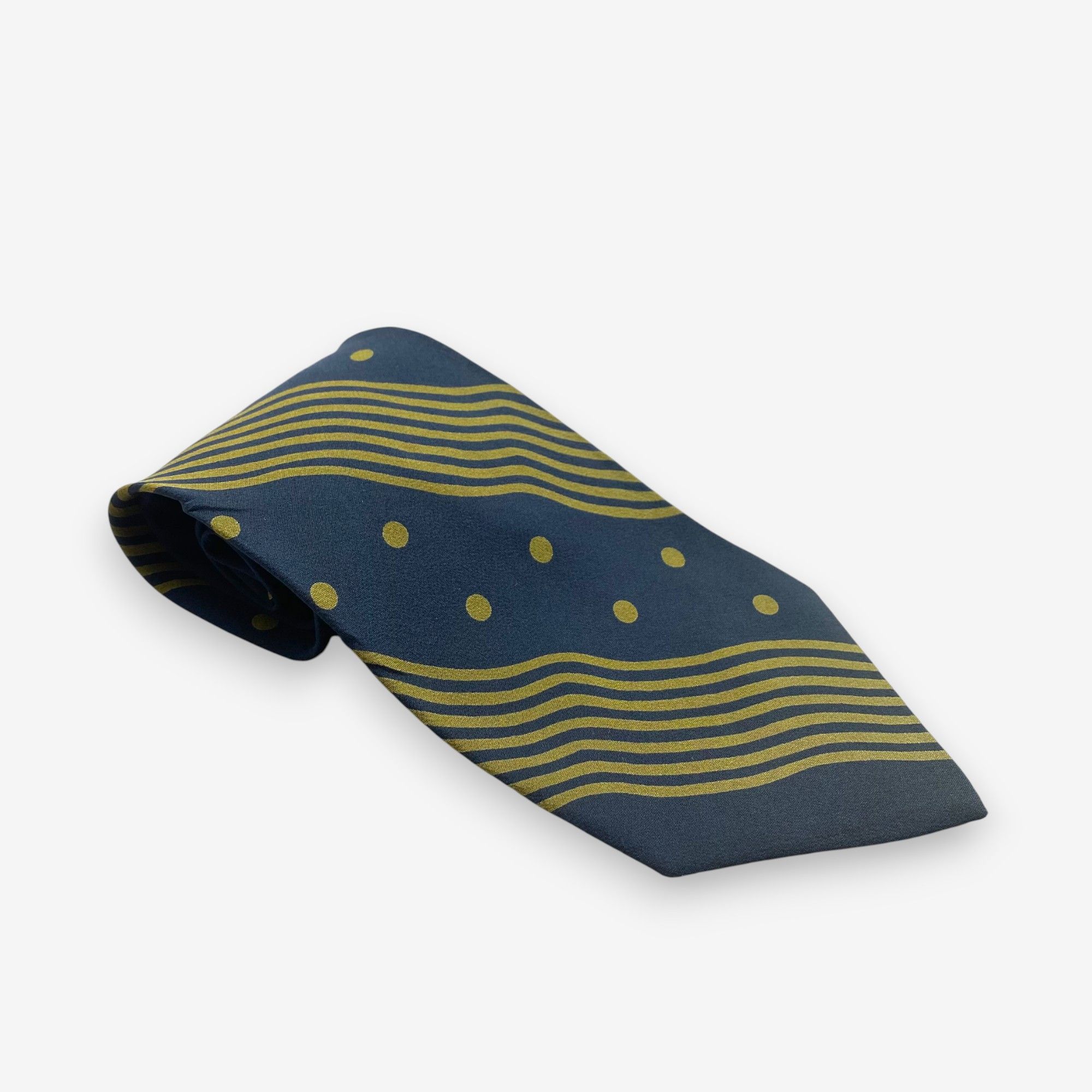 Giorgio Armani Vintage Giorgio Armani SILK Necktie Cravate Pure Silk Size ONE SIZE - 2 Thumbnail