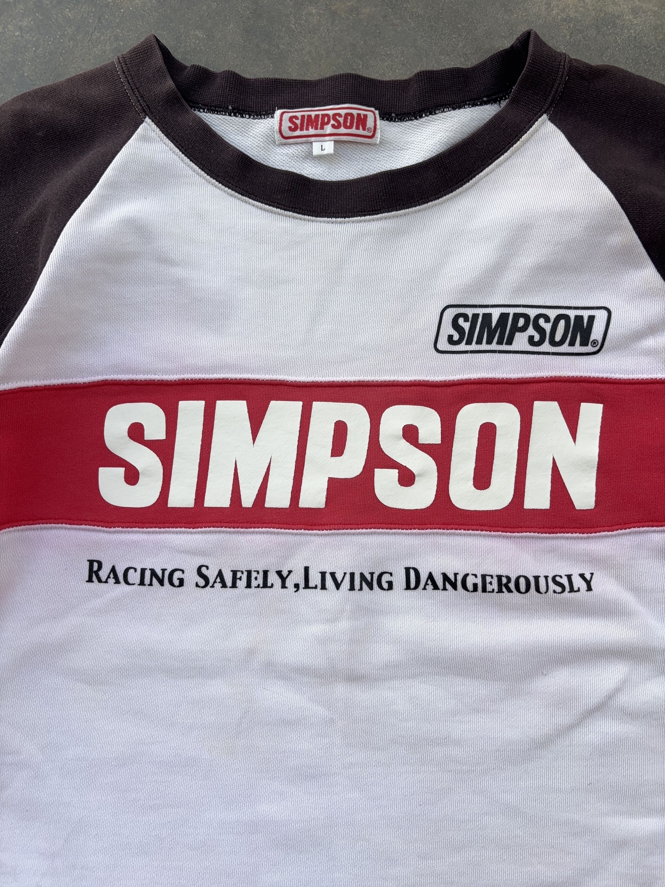 Other Simpson Vintage Motorsport Long Sleeve T-Shirt Size US L / EU 52-54 / 3 - 4 Thumbnail