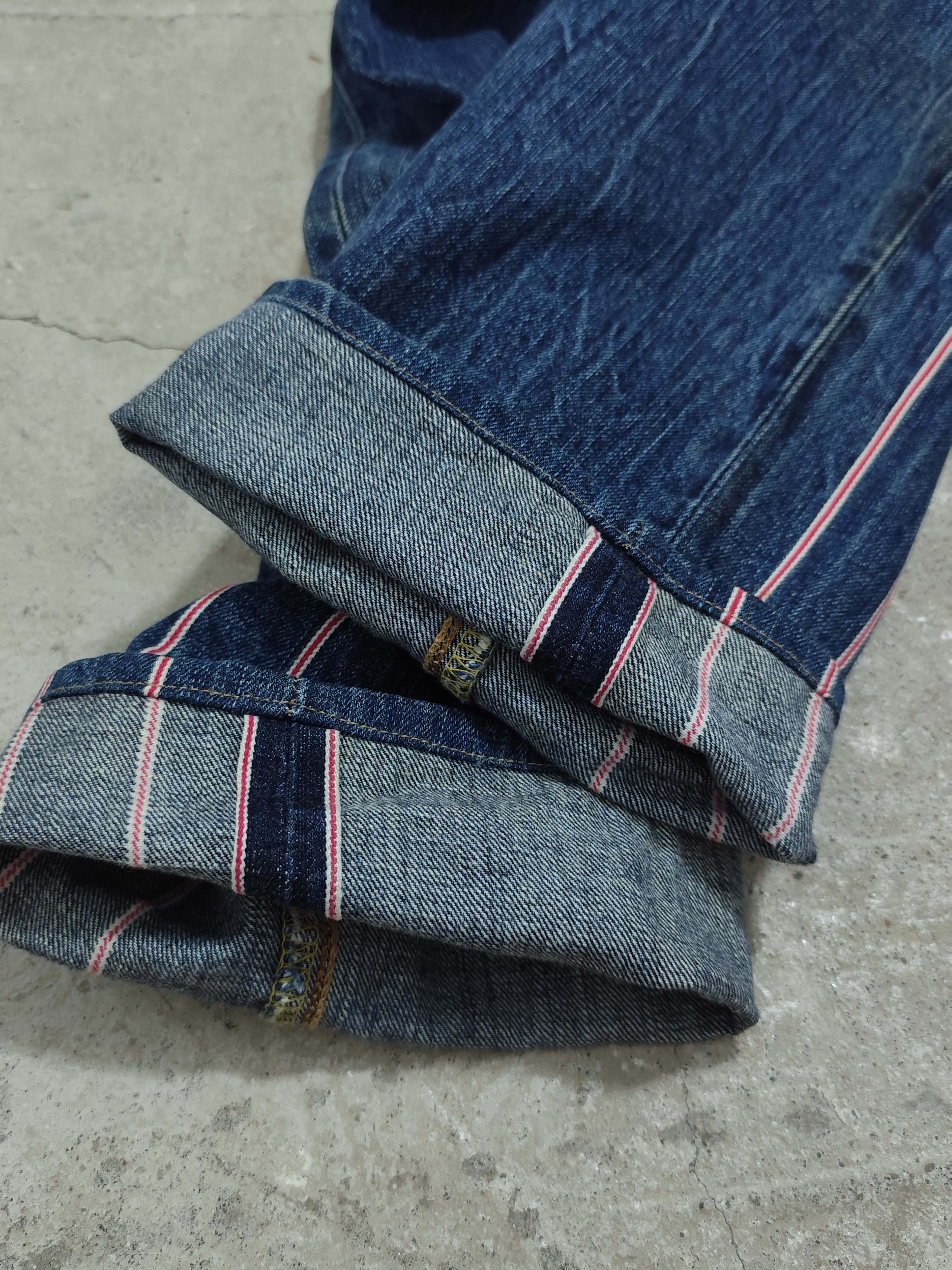 Edwin Vintage Edwin 13oz selvage if six was nine style distressed Size US 29 - 13 Thumbnail