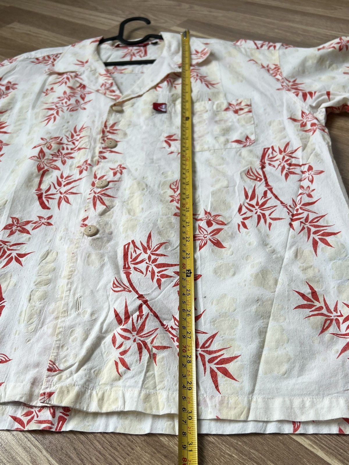 Quiksilver Vintage Quiksilver Men’s Hawaiian Cotton Shirt Size L Size US L / EU 52-54 / 3 - 11 Thumbnail