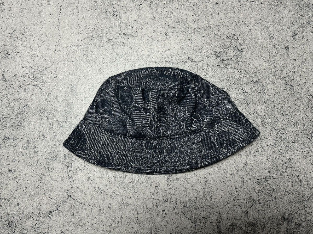 YMC YMC You Must Create London Denim Floral Bucket Hat Size ONE SIZE - 2 Thumbnail