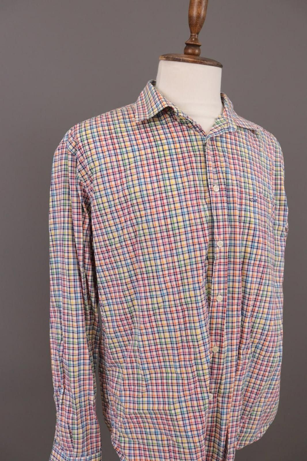 Paul & Shark Paul & Shark Multi Plaid Cotton Collared Shirt Dress Size 43 Size M / US 6-8 / IT 42-44 - 6 Thumbnail