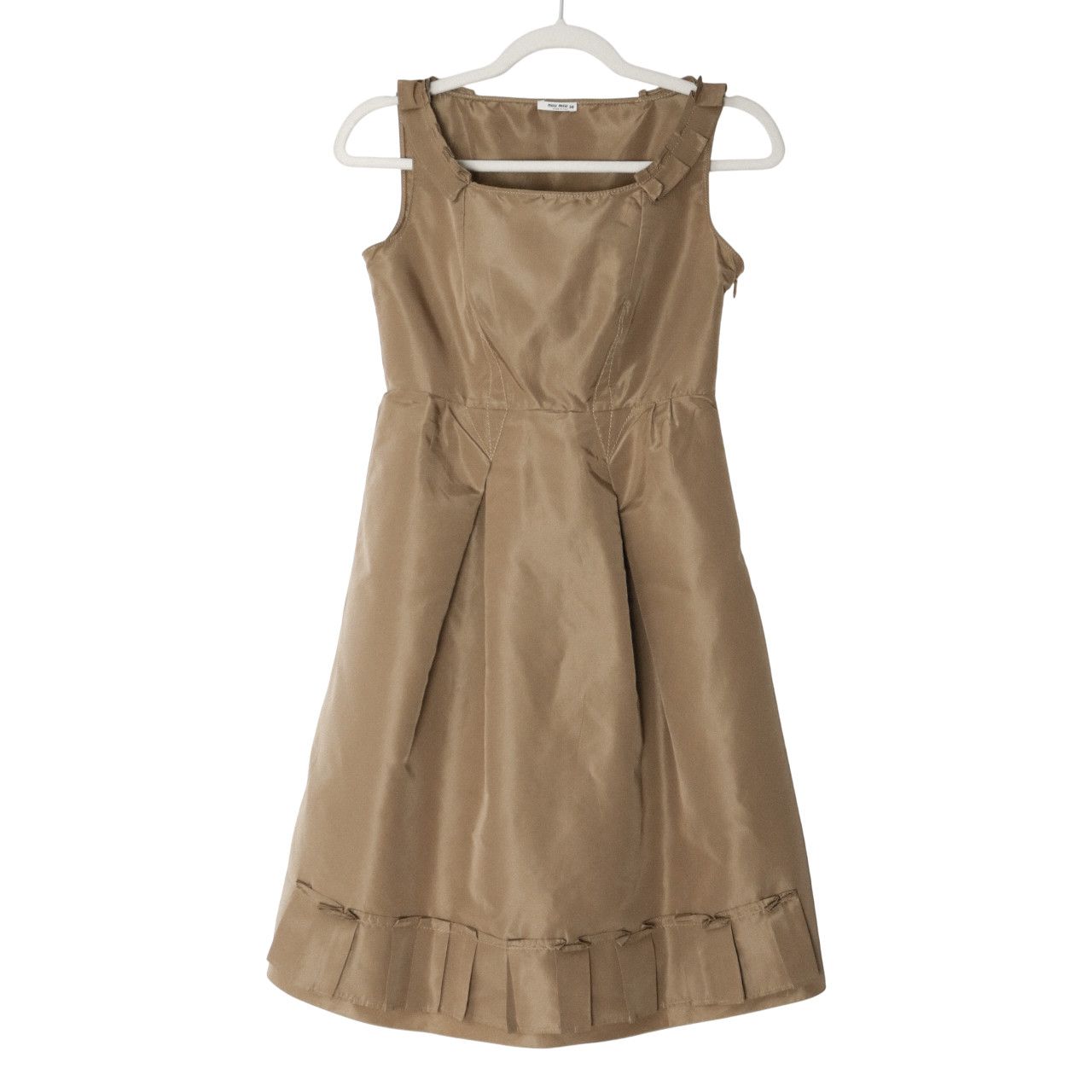 Miu Miu 00s Miu Miu Pleated Accent Babydoll Dress Size S / US 4 / IT 40 - 5 Thumbnail