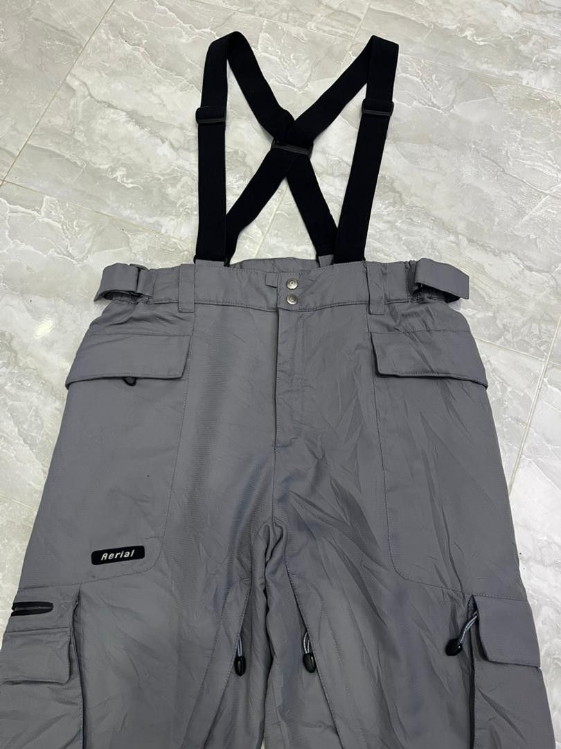 Japanese Brand Angelo Aerial Japanese Utility Snow Pants Grey Size US 34 / EU 50 - 2 Thumbnail
