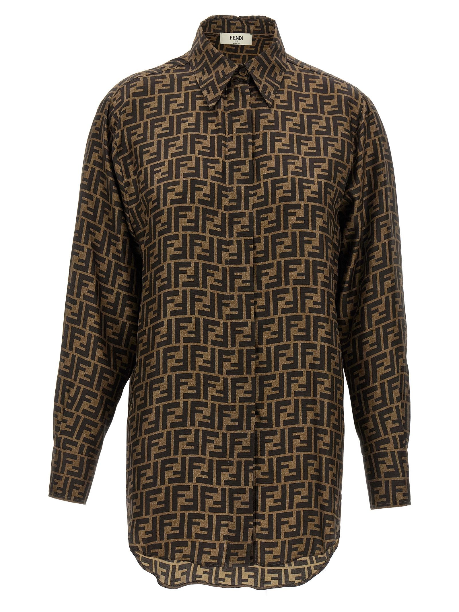 Fendi Ff Monogram Shirt Size S / US 4 / IT 40 - 1 Thumbnail