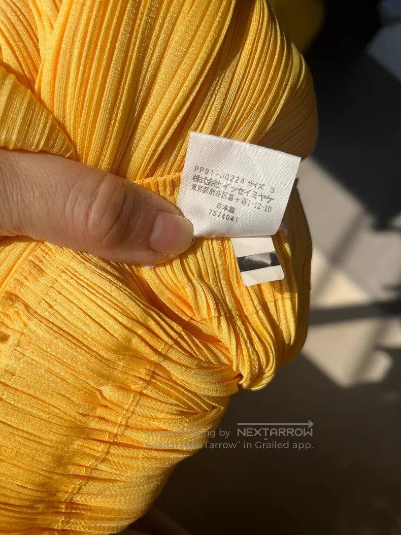 Issey Miyake Issey Miyake size:3 Yellow Midi Skirt Size 31" - 5 Thumbnail