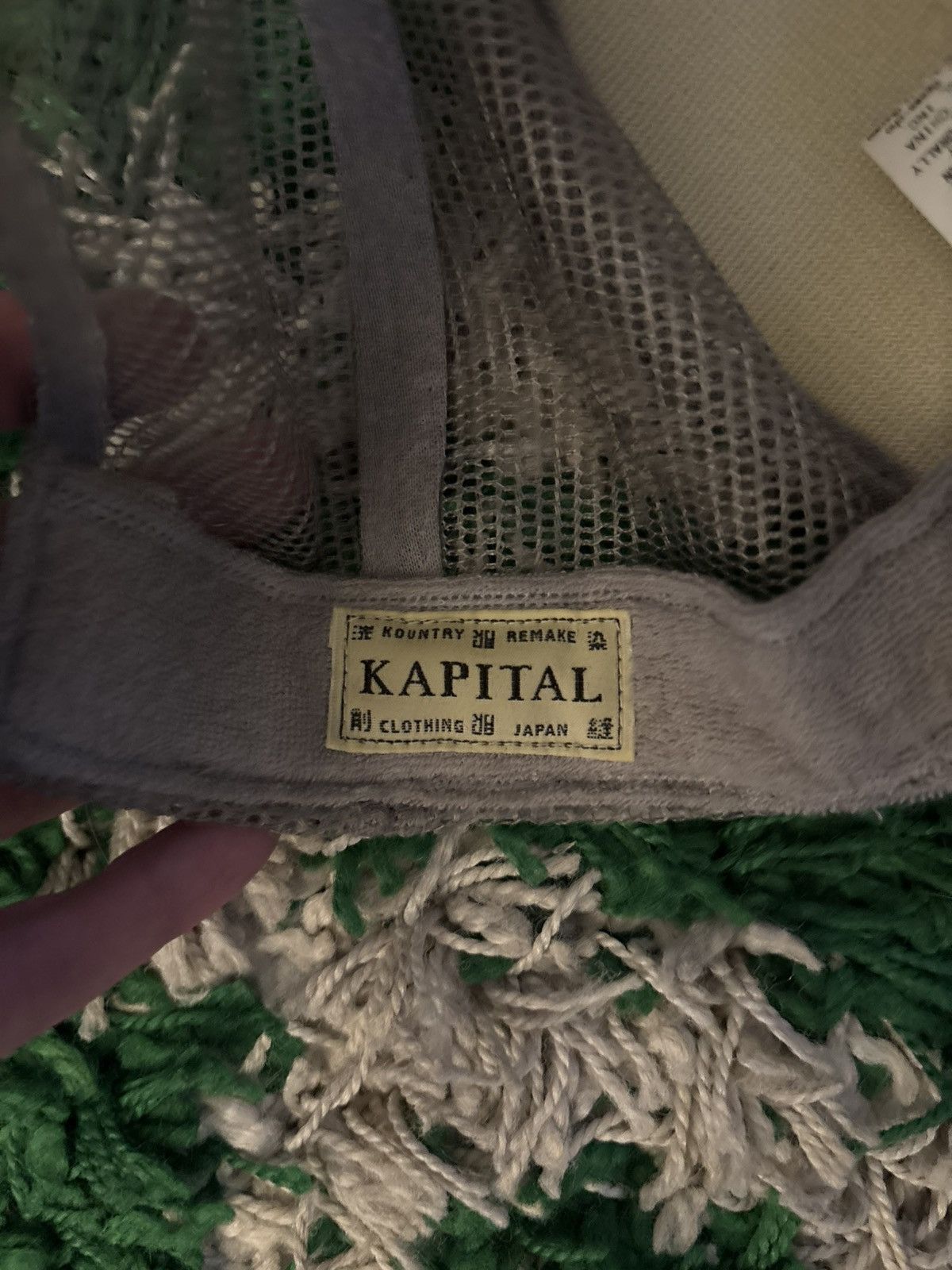Kapital Kapital Trucker Hat (Washing Denim) Size ONE SIZE - 4 Thumbnail