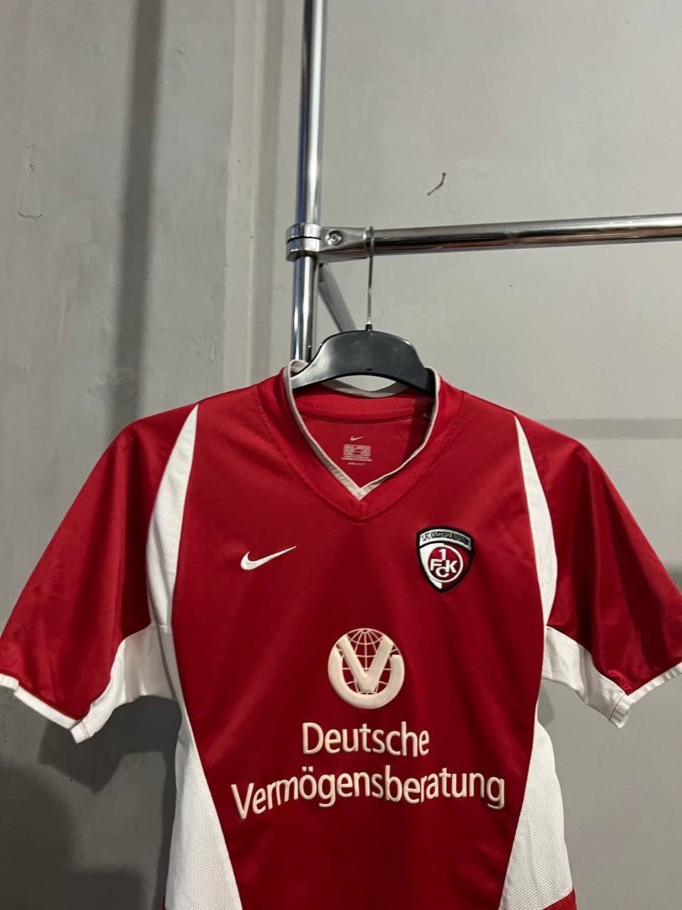 Nike 2002/03 FC KAISERSLAUTERN #13 HOME SOCCER JERSEY SHIRT XS Size US XS / EU 42 / 0 - 4 Thumbnail