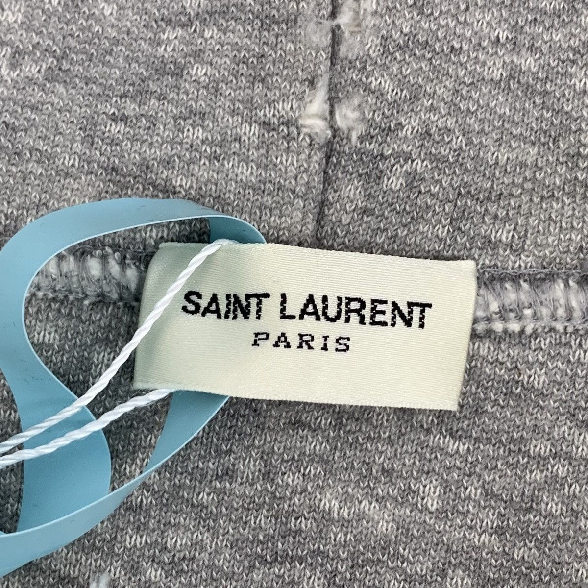 Yves Saint Laurent Yves Saint Laurent Grey Vintage Logo Hooded Sweatshirt K26WX Size L / US 10 / IT 46 - 5 Thumbnail