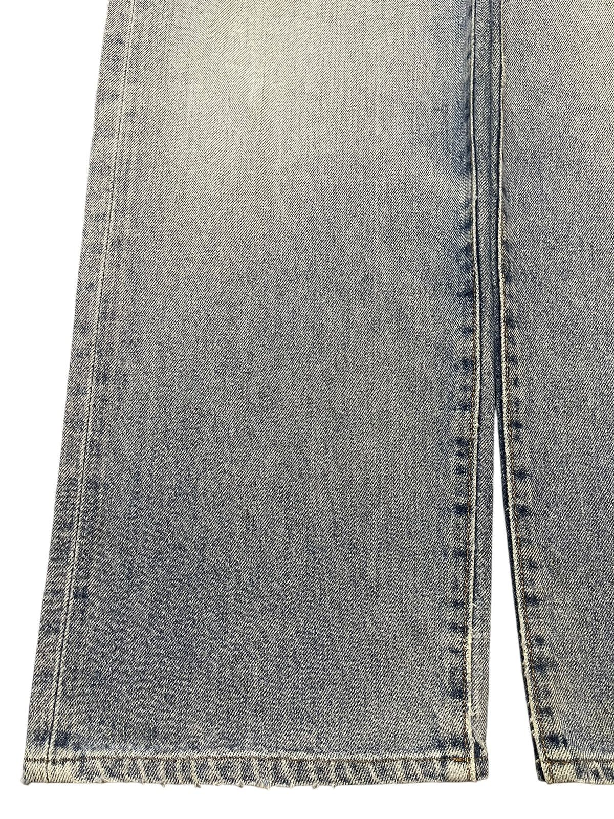 KMRii Vintage Japanese Brand Blue Faded Wash Distress Baggy Jeans Size US 31 - 7 Thumbnail