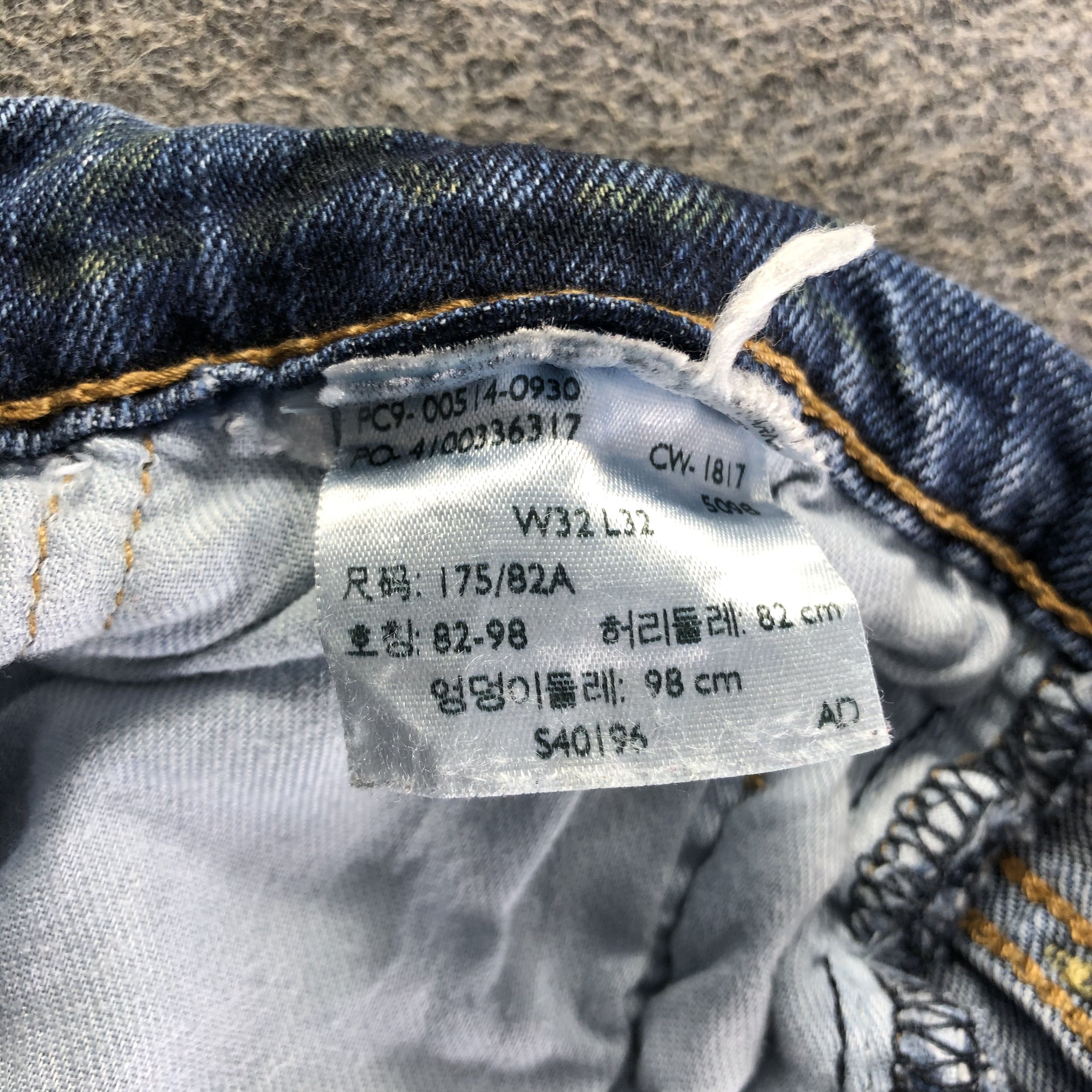 Levi's Vintage Blue Wash Levis 514 Jeans-J3543 Size US 32 / EU 48 - 11 Thumbnail