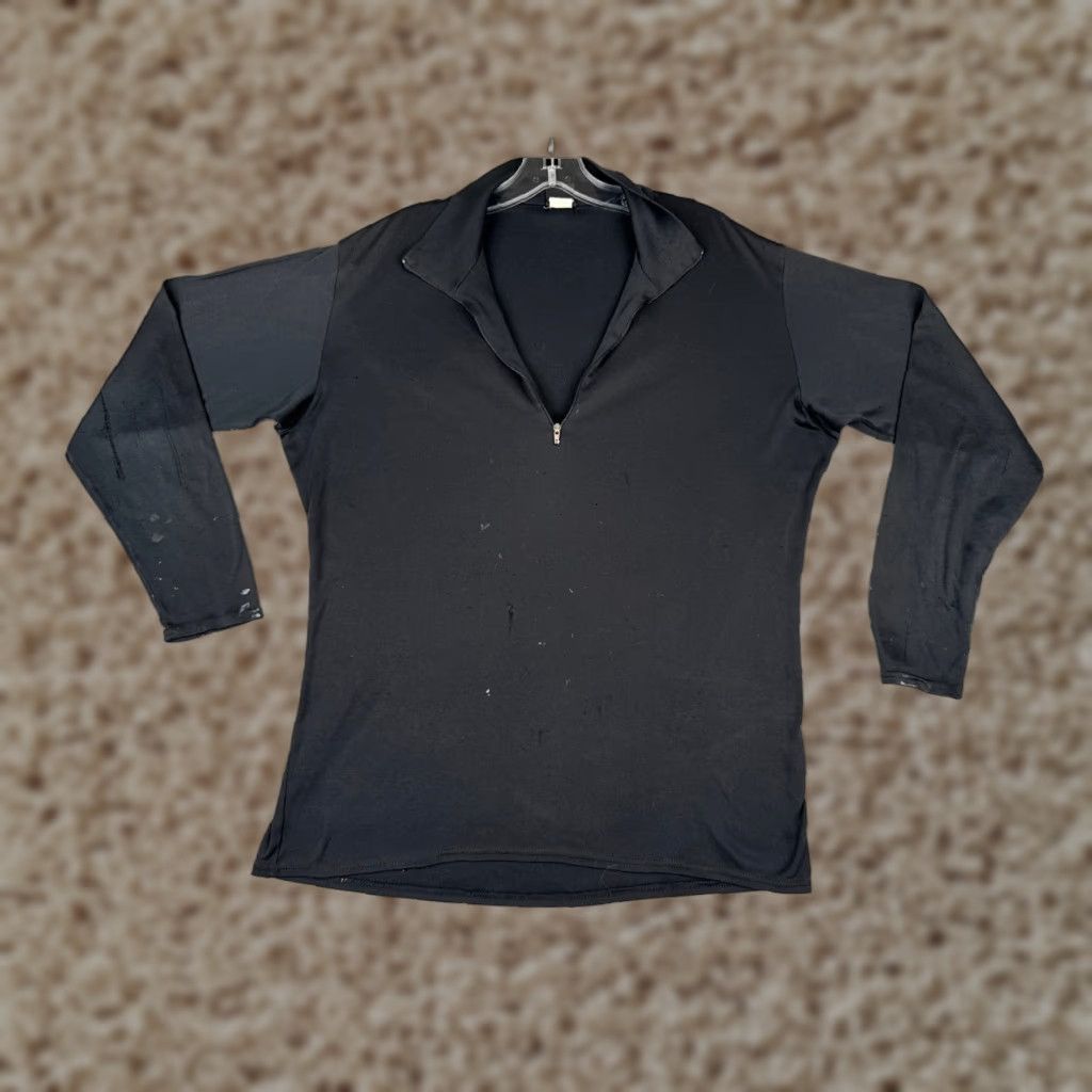 Patagonia VINTAGE Patagonia Shirt Womens L Black Capilene Mock Neck 1/4 Zip Long Sleeve Outdoor Hiking Activewear Mens? Size L / US 10 / IT 46 - 1 Thumbnail