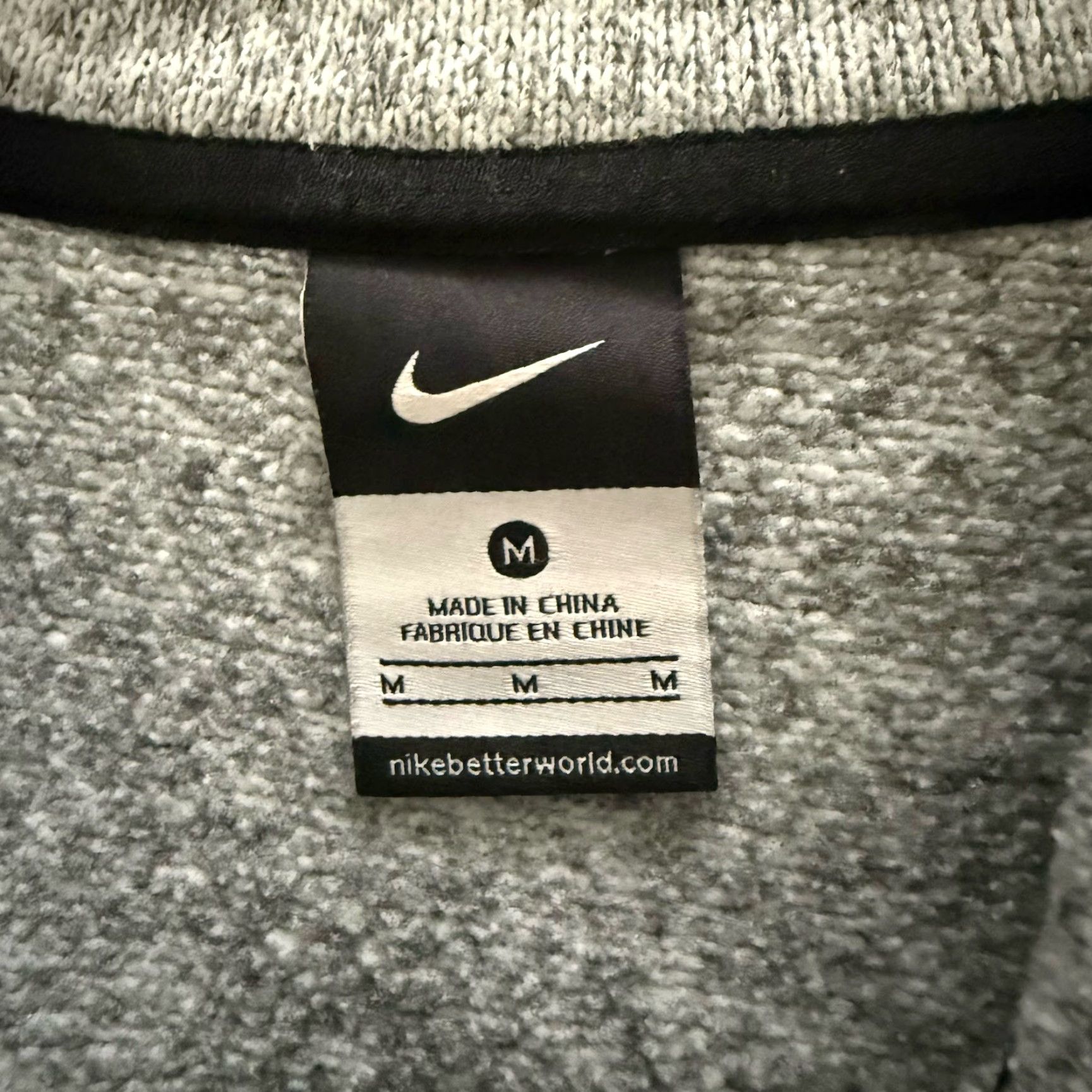 Nike NIKE Therma-Fit Jacket Womens M Gray Knit Full Zip Athleisure Pockets Thumb Holes Athletic Sport Outdoor 806983 Womens Size M / US 6-8 / IT 42-44 - 2 Thumbnail