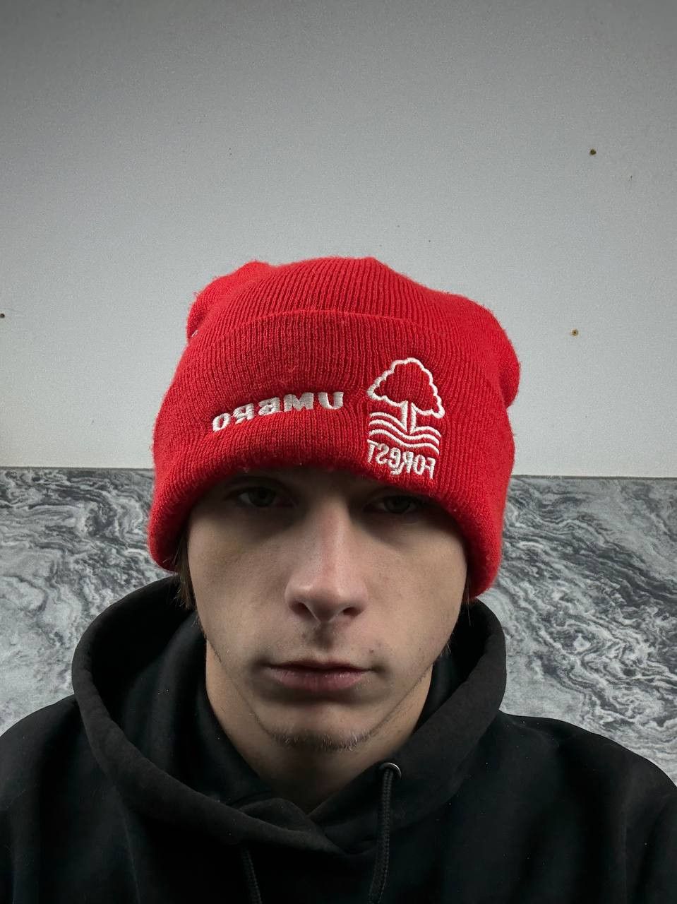 Umbro Vintage Umbro Nottingham Fores Beanie Hat 90s Men Size ONE SIZE - 2 Thumbnail