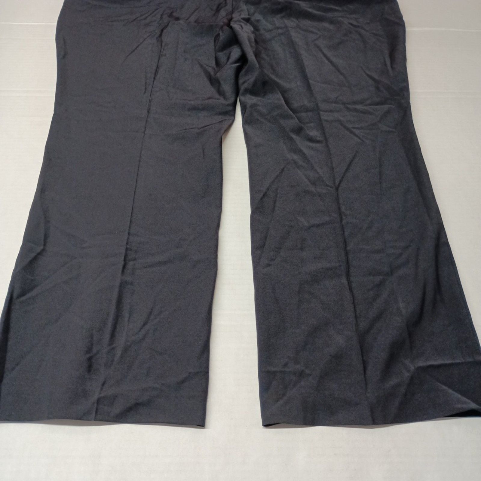 Other Talbots Women's High Waist Pants 24W Navy Blue Wool Blend Size 32" / US 10 / IT 46 - 8 Thumbnail