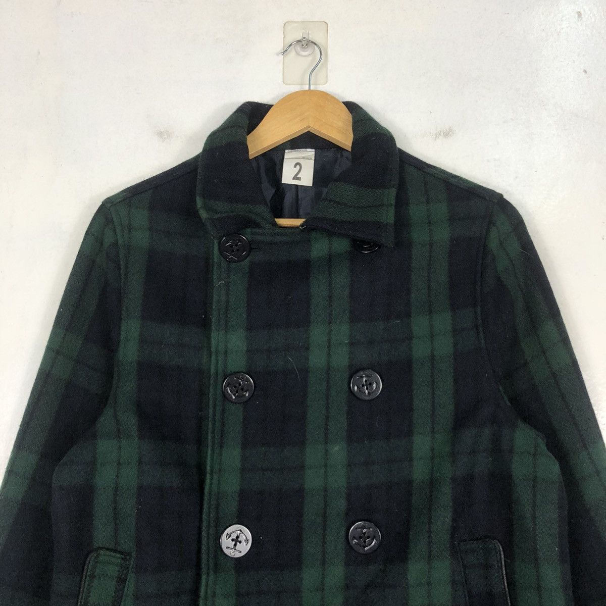 Japanese Brand TARTAN DUFFLE COAT Size M / US 6-8 / IT 42-44 - 2 Thumbnail